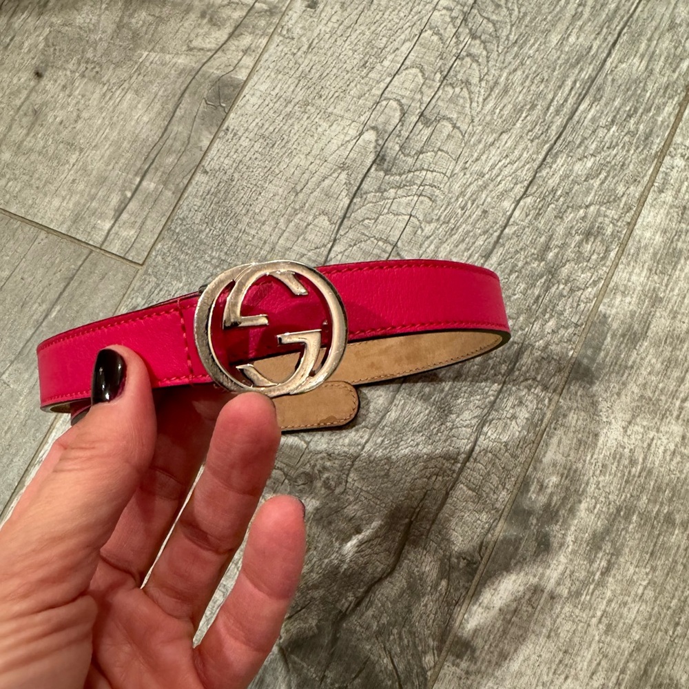 Girls kids Gucci belt size medium